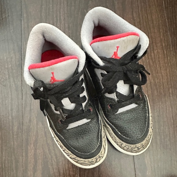 Nike Jordan 3 kids junior boys sz 13C - Picture 2 of 3